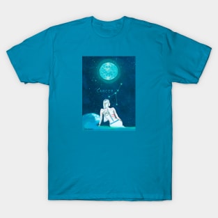 Cancer Zodiac Sign Constellation T-Shirt